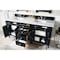 James Martin Vanities Brittany 72in Double Vanity, Black Onyx w/ 3 CM Carrara Marble Top 650-V72-BKO-3CAR - alternate 3